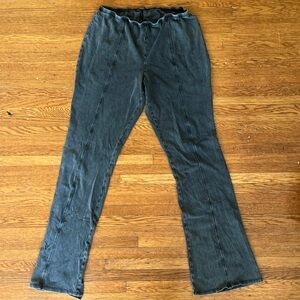 Gray wild fable elastic waist pants large